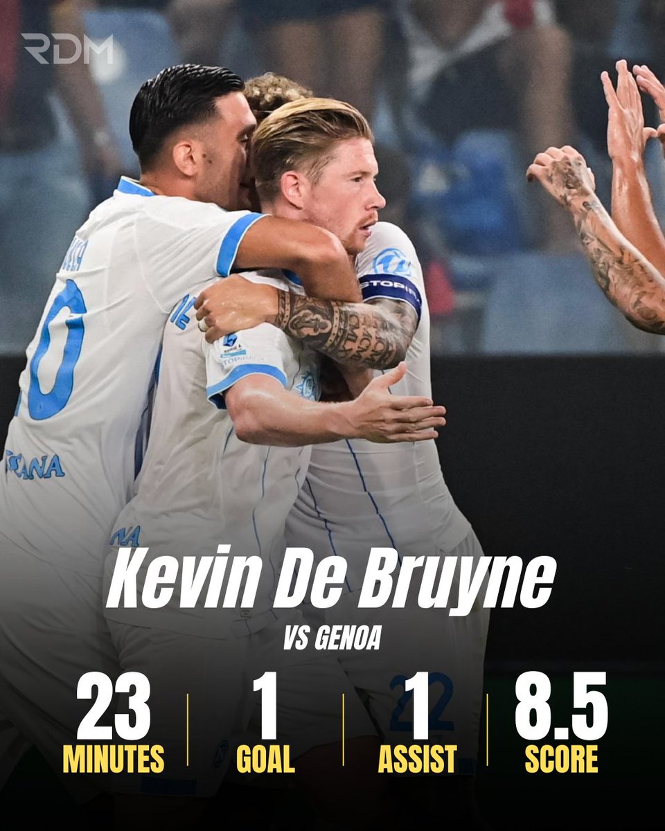 RDMiddenstip's tweet photo. KDB still has it 🇧🇪🌟 #kevindebruyne #napoli #football #belgium #rodeduivels https://t.co/SJU7ky5BlU