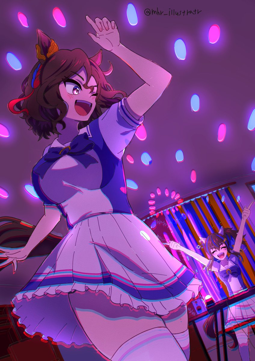 mhr_illustrator's tweet photo. この一枚を描くためにトレセン学園寮の間取りを調べるなどしていました。 https://t.co/l1e7iP5sOT