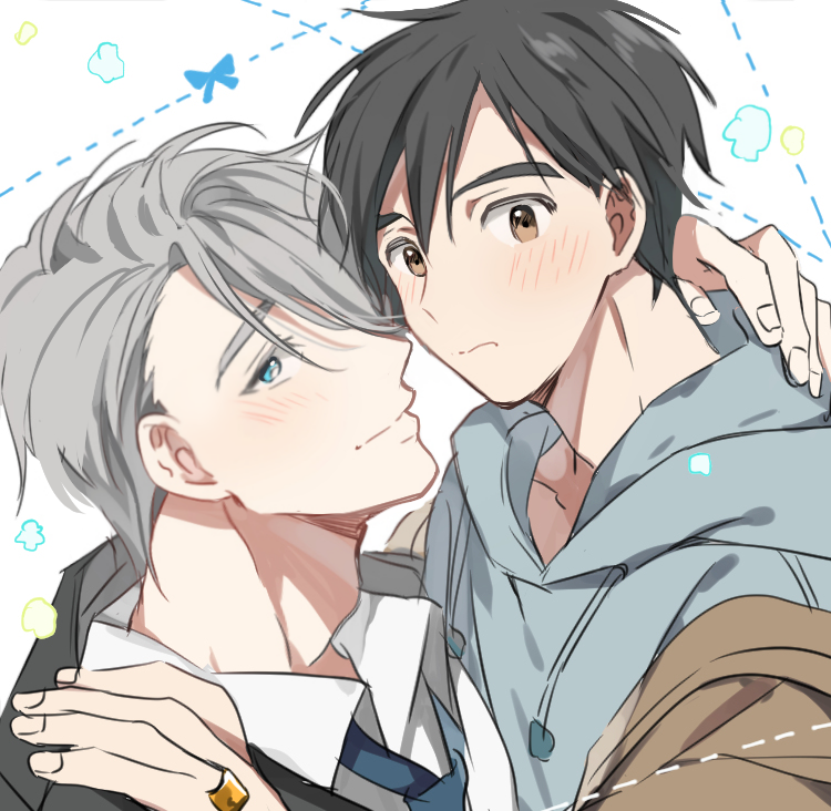 yoruno0621's tweet photo. 빅토르에게 안겨...💘 #ユーリオンアイス #ヴィク勇 https://t.co/vD1x71RTGc