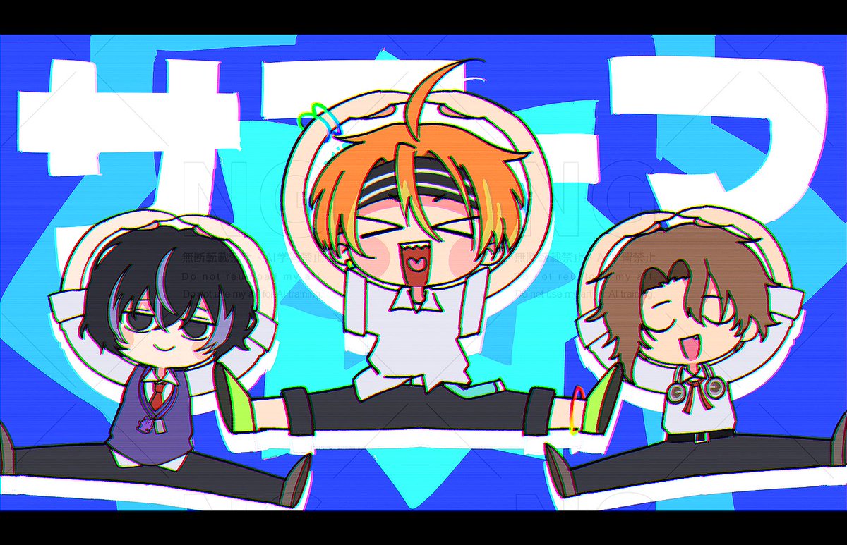 teba_paradise's tweet photo. 曲パロの絵です https://t.co/Q66QJeAlRf