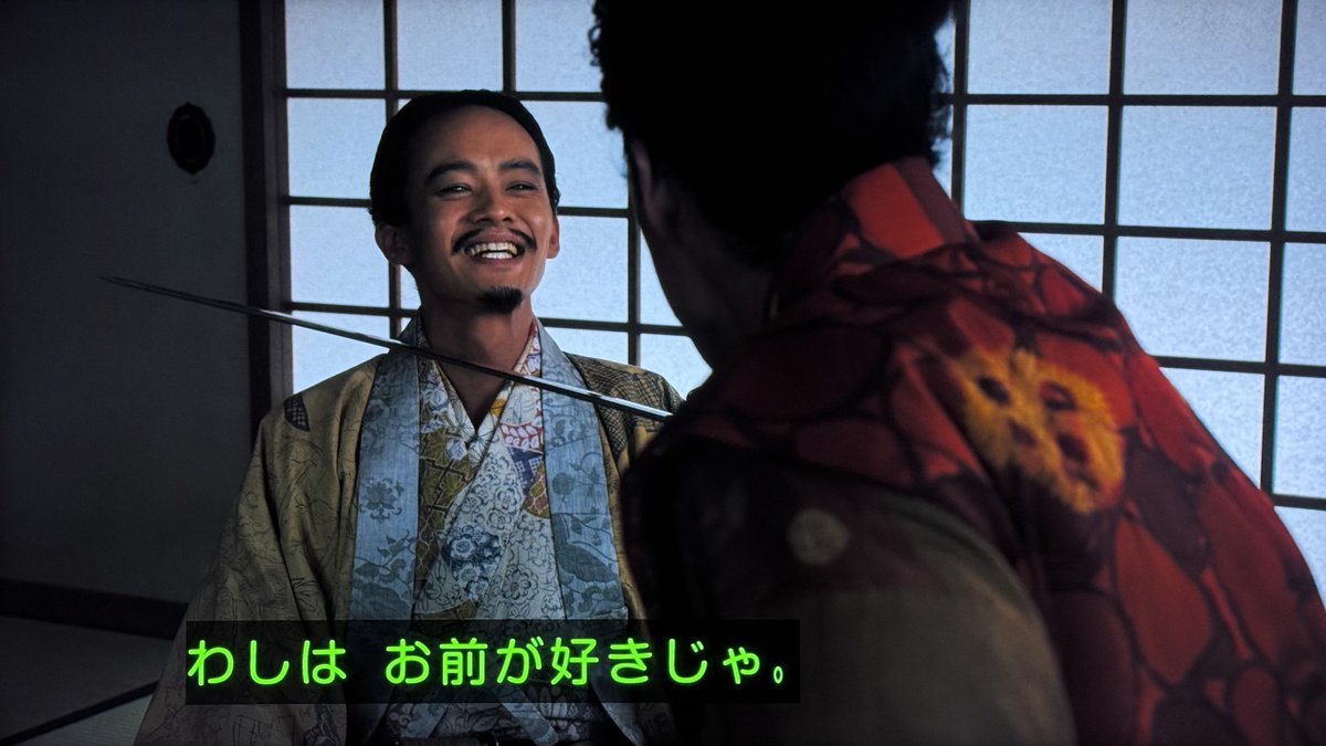 kysn's tweet photo. 常識的に考えてこの時期の能登に秀吉本人が行くはずないんだけど、本来秀吉の手足になるべき小一郎はじめ家臣団の覚悟が決まってないから、秀吉自ら人誑しっぷりを発揮せざるを得ない状況に謎の説得力が生まれる展開、変な大河ドラマすぎる…！ #豊臣兄弟 https://t.co/4yDOLI1F6v