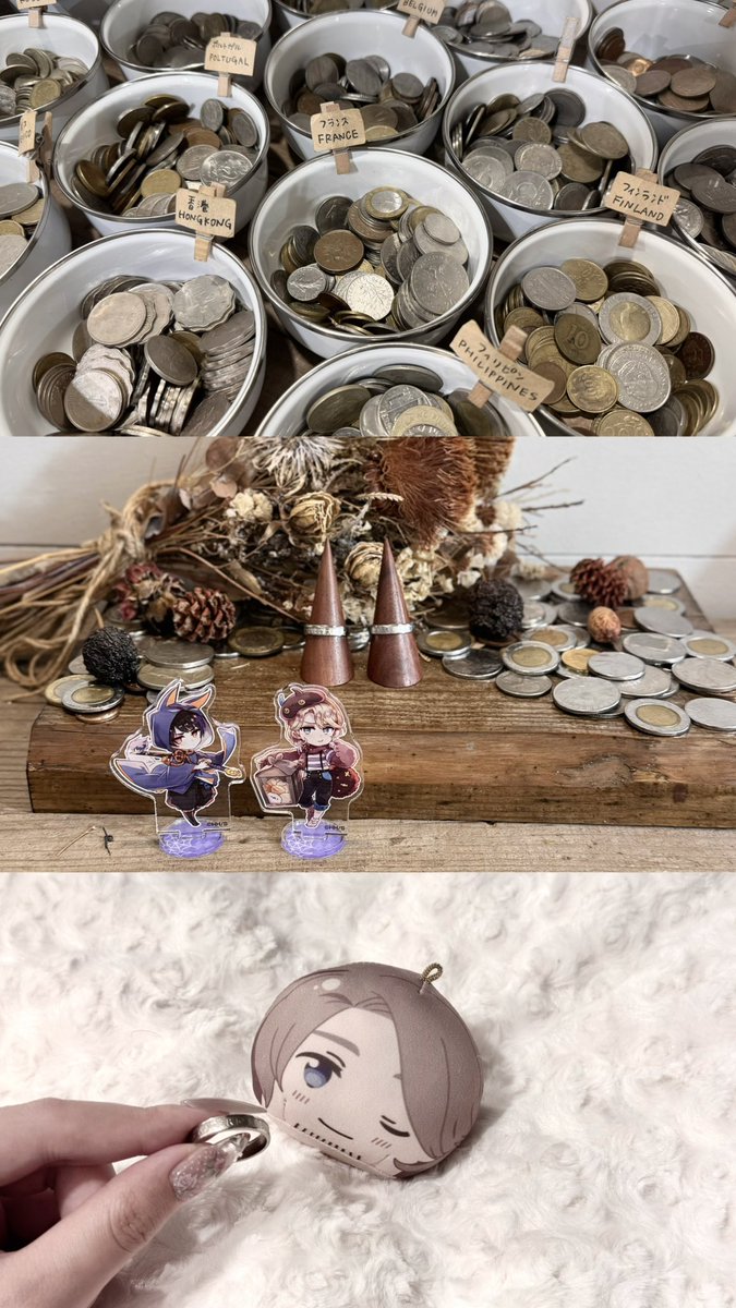 bnfr0714's tweet photo. COIN LUCK東京店

世界の色んな旧硬貨でリングがつくれるお店です💍
めちゃくちゃ色んな92の硬貨があるのでヘタクラさんにオススメ✨ https://t.co/OPRSQSzkrB