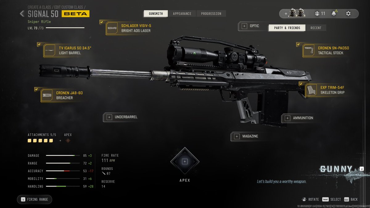 Cl6ne's tweet photo. The best and fastest double snipers overkill class setup on the #MW4 beta. 🤝 https://t.co/rv8rHyj0yb