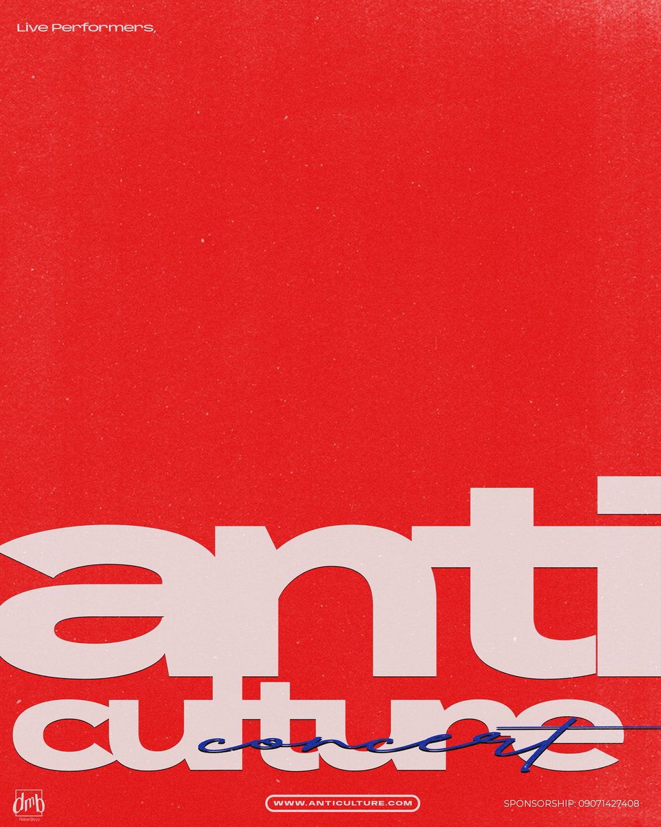 anticulturehq's tweet photo. Something different is coming to campus.
Music. Fashion. Art. Energy.
No rules. No limits. No ordinary.

ANTI CULTURE.

Not your regular show.
This is only the beginning. https://t.co/X2c1GwRlgg