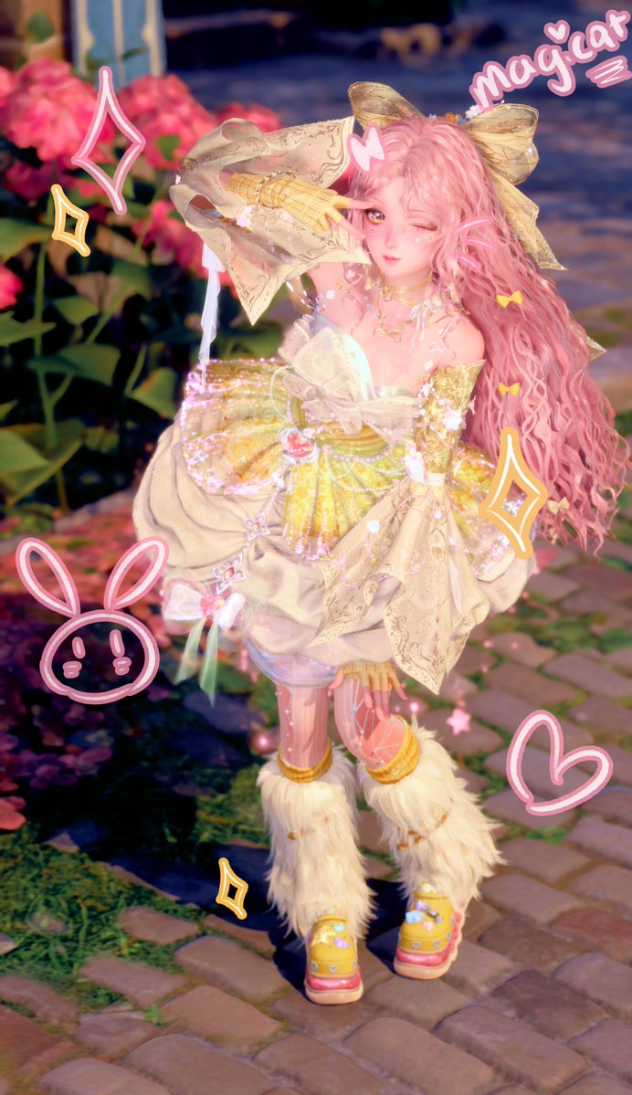 magicatfini's tweet photo. smile and pose! https://t.co/RBowal01xL