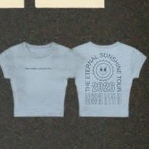 polkaari's tweet photo. i think i’m gonna get this and then maybe one of the baby tees. i like the red eternal sunshine one since the pop up merch is gonna be at the o2 OR the blue one bc i rlly like the back design https://t.co/PxsxvO4Fab
