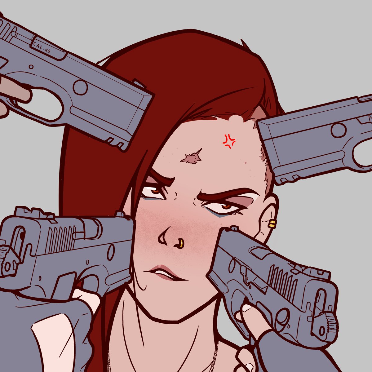VALC_6's tweet photo. when the corp says something so suitpilled you hit them with the mercenary stare https://t.co/rgshjI1qAZ