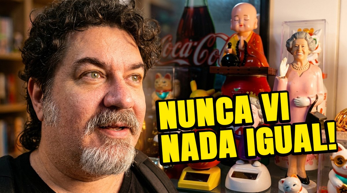 DolceBlog's tweet photo. Nesta semana fui conhecer a casa de um inscrito do canal que garimpa objetos de cultura pop. GENTE!!!  Foi incrível! https://t.co/o9K2ZKsjHD https://t.co/T1lZc9XDUp