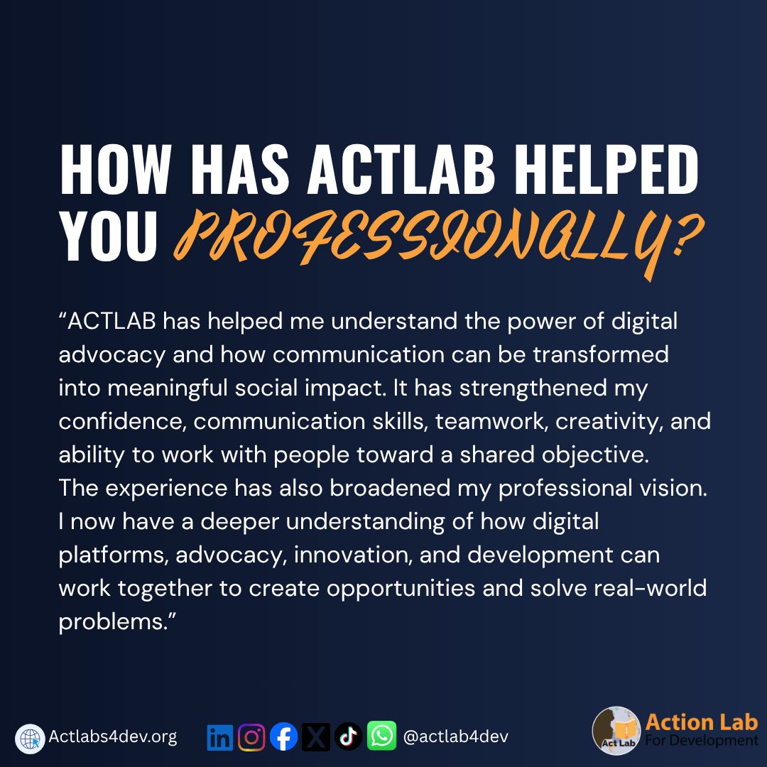 ActLab4Dev tweet picture