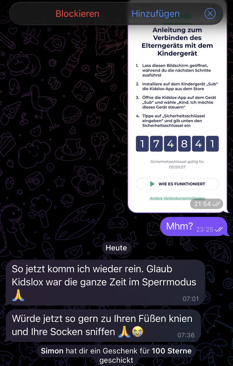 goddesameliee's tweet photo. Mein nächstes Kidslox Sub wer traut sich als nächstes ?~😵‍💫💞

Durch Kidslox werde ich ihn ewig in sein KG Sperren ansonsten wird sein Handy nutzlos gemacht ~🤭💞

findom | femdom | zahlsklave | geldherrin | blackmail | techdom | sissyfication https://t.co/SFkoAKysKA