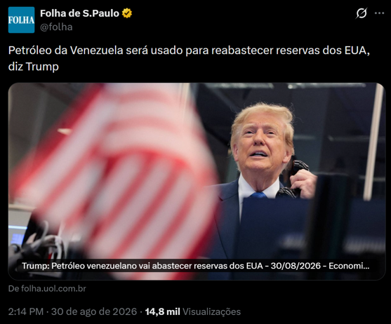 ErikaMdaVeiga's tweet photo. EUA🇺🇸 e Venezuela🇻🇪, mancomunados, usando o pretexto do petróleo para avançarem em direção à TI Yanomami brasileira🇧🇷?
Nelson Rockefeller🇺🇸 desenhou o plano lá atrás, em 1939.

(Todo dia um esperto e um otário saem de casa - lembremos sempre disso.)> https://t.co/2N3doc4LIs