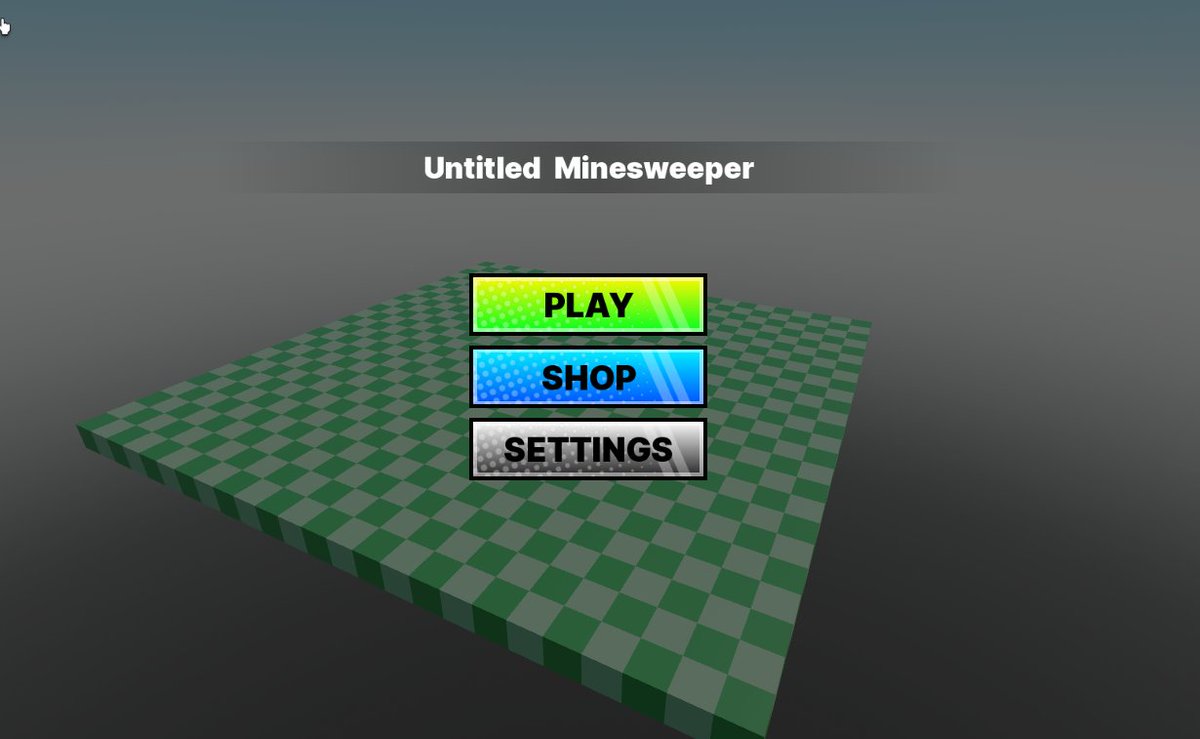 HxpsUI's tweet photo. UI of "Untitled Minesweeper" I'm working on a simple version of the game, just a bit more modern. https://t.co/1WjXX9sUnr