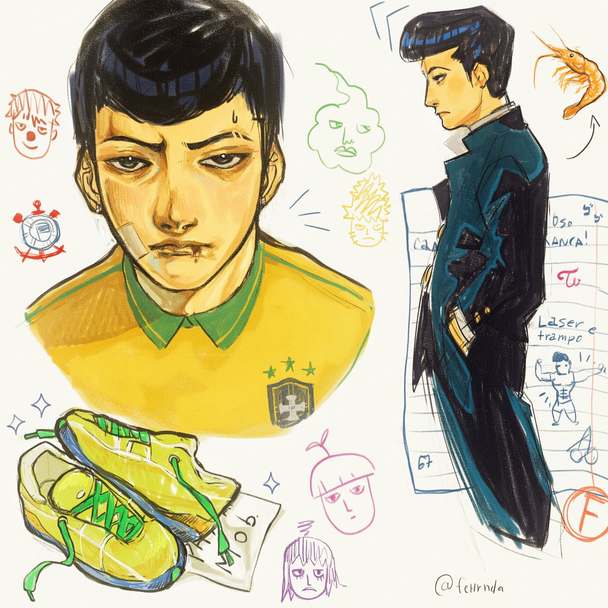 fehrnda's tweet photo. O divo 
#onigawara #mob100 #fanart #timao #illustration‌‌ https://t.co/y8GOPZkyzH