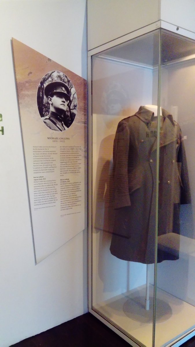 Fiona_Forde_Irl's tweet photo. #Onthisday 1922 'a number of the relics' of #MichaelCollins were brought to Merrion Street, including his coat stained with blood, on display
@NMIreland more - https://t.co/zpYErnuKyx https://t.co/cayzuRSTEE