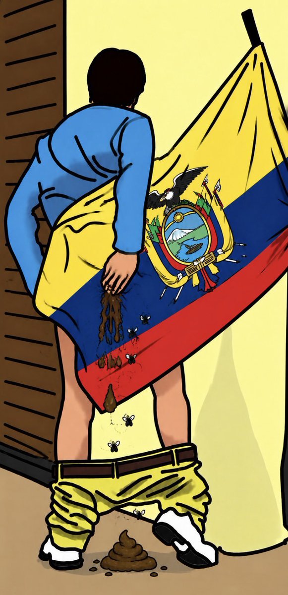 raywolf609's tweet photo. @leths_c Que país de mierda es Ecuardor, por eso les clavamos la VISA jajajajajaja para tener el gusto de negarselas cuando se nos antoje y volverlos a humillar https://t.co/6mdqKJBwB4
