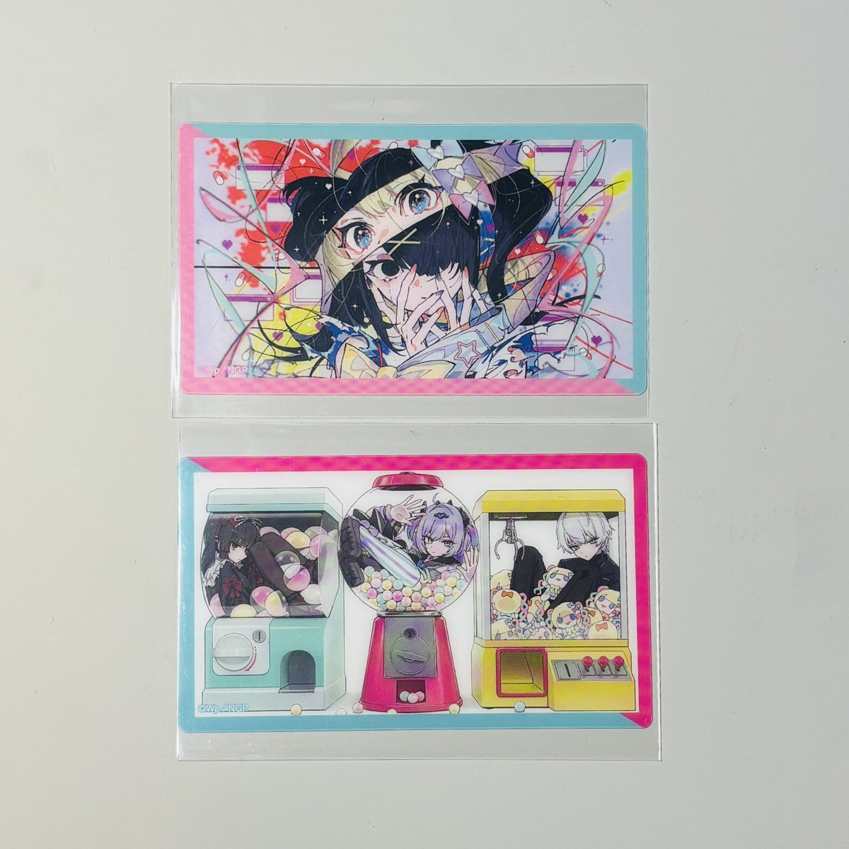 rain_corvus's tweet photo. 【交換】
ニディガ ファミマクリアカード

譲: 1枚目(1番右の美血華がサインありです)
求: 2枚目のサインあり版

求がサイン付きのほうなので、サインなしの譲品は場合により複数枚お出しします◎ https://t.co/rjHYkV8gcB
