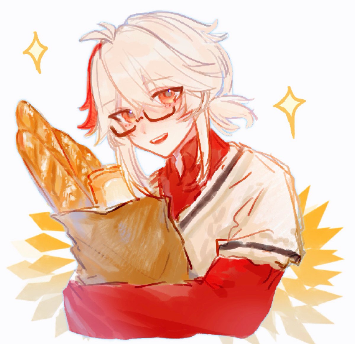 SJBF__tsm__'s tweet photo. #kazuha 
秋天就该买面包！ https://t.co/lPh6PwhEN5