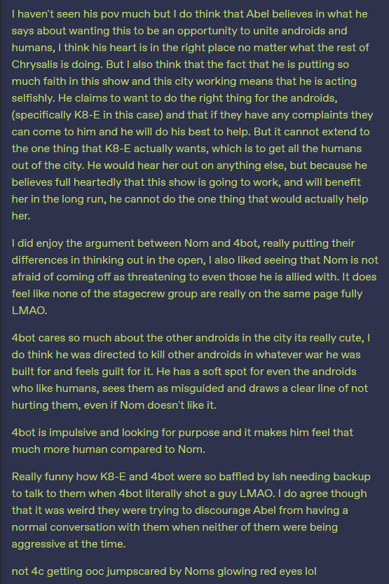 Picto_bug's tweet photo. #NotQuiteHuman 4C (and Katie) Session 3 notes!
// NQH spoilers https://t.co/aeiCw2HlxZ