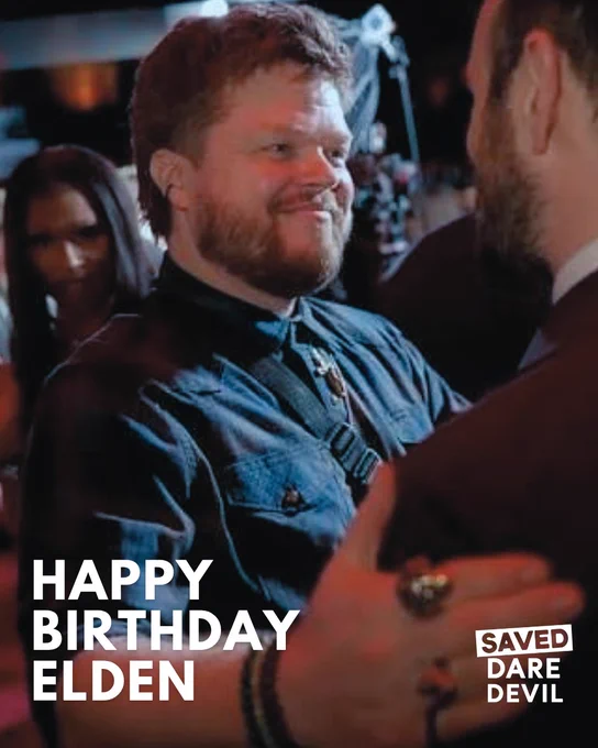 Elden embracing Charlie at the premiere of Daredevil Born Again season 2.