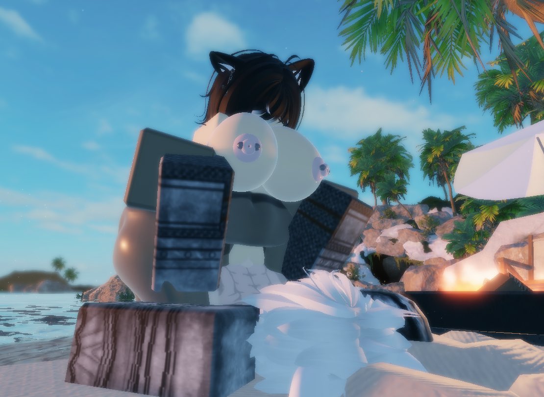 SaintNoodles's tweet photo. This cute bunny knight couldn’t help himself when he saw me on the beach, so of course I helped him out~ (2/3)

Collab with @CallHimKing_R34 

#rr34 #robloxrule34 #robloxcondo https://t.co/uDZqchqt8u