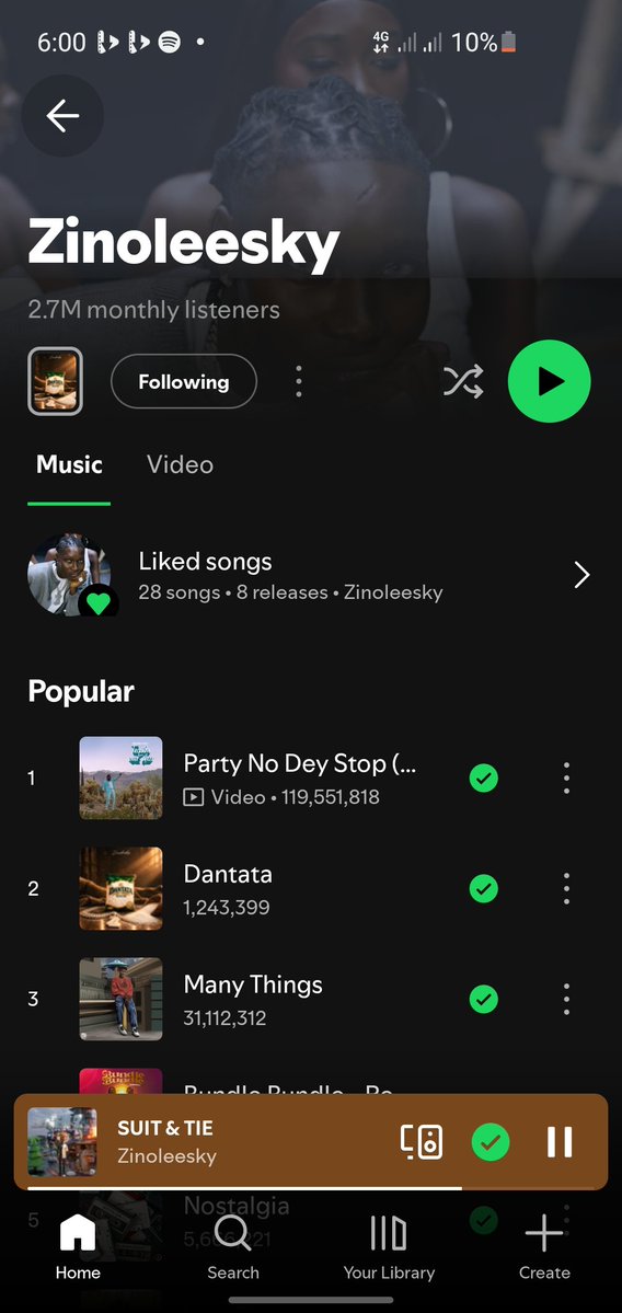 smartkelly002's tweet photo. DANTATA 1.2 million Streams on sportify keep streaming zinodict across the world 🌎 https://t.co/CJwDSMy79m