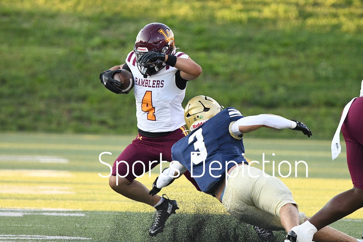 SDepiction's tweet photo. @Loyola_FB put another W up on the boards this weekend with a road win against @CathedralFBall 33-19. Season record 2-0. #RambleOn @CoachDShack @LAGoRamblers @Dion_JTsports https://t.co/hZynZBDVFn