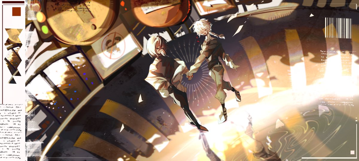 KyoAllan6612's tweet photo. FyoLai. Sorry for disappeared so long. Also this is my Birthday! Happy Birthday to myself 🥺🥺💖 #fyolai #fyodor #nikolai #bsd #art https://t.co/APDORnkWoO