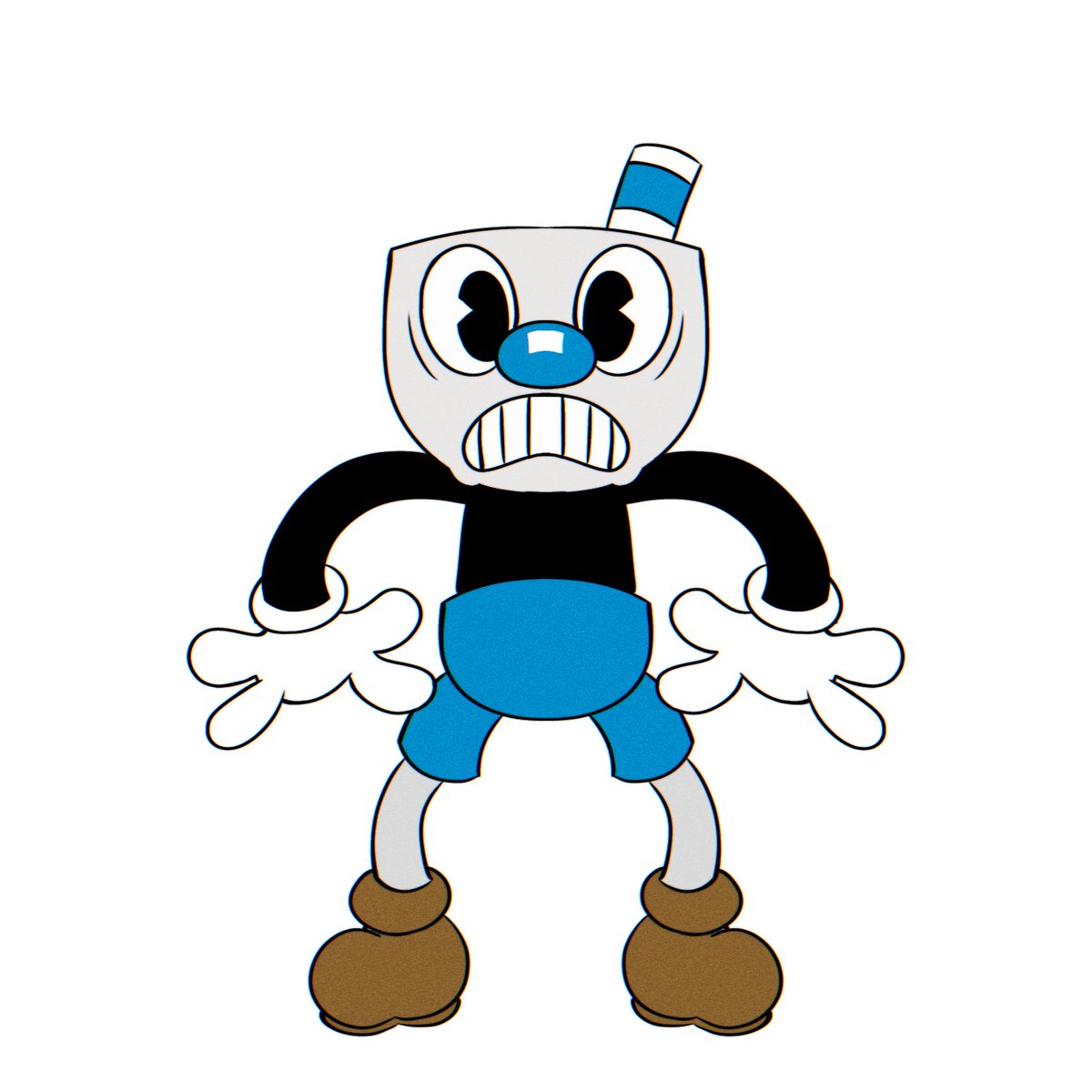 YoBoiDavidBanks's tweet photo. stage fright mugman but its the game version
#Cuphead https://t.co/bUPtXWsmxg