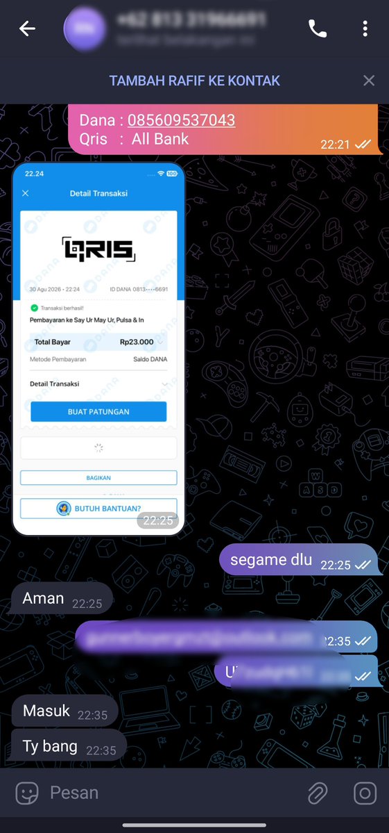 LvZeid's tweet photo. π PROMO CUCI GUDANG AKUN LIVU TERMURAH! π
π₯ PRICELIST EDISI SPESIALπ₯ :
πͺ 729+ β Rp 17K β
πͺ 1000+β Rp 20K β
πͺ 1204+β Rp 25K β
πͺ 1900+ β Rp 55K β
ADMIN:
Tele: https://t.co/uau3Zo6RY8
WA: https://t.co/LVQkCVdUqQ
#livu #livukoin #chamet #tigo https://t.co/oI8MdMtAQw