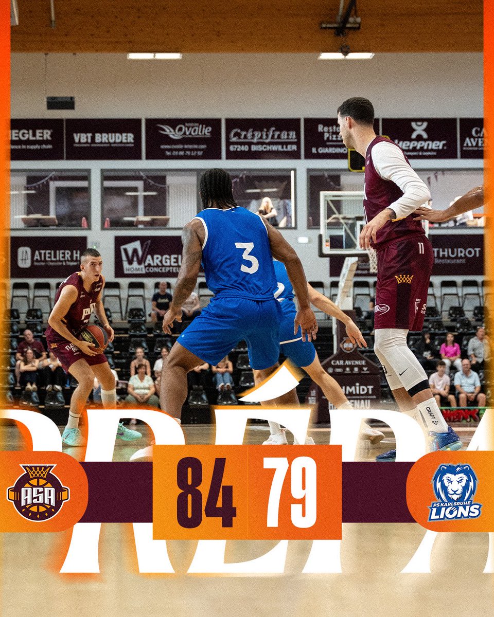 basket_asa's tweet photo. Win win win ✅
👉🏻 Encore un match serré face à Karlsruhe où nos Irréductibles repartent avec la victoire ! 🙌🏻

🧡 Merci d’être venu en nombre cet après-midi l’ASA Family ! https://t.co/5aCEzvchCX