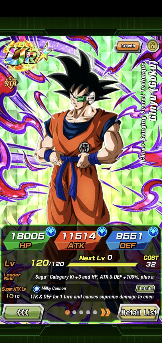 rychuslc's tweet photo. NEW CHARACTER 

HIDDEN POTENTIAL 
●Chaos-Bringing Secret Technique
Ginyu (Goku)

#DokkanBattle #DBZ_Dokkan #Dokkan #DragonBall #GachaGame #DBZ #GinyuForce #HiddenPotential #Gaming https://t.co/jmHZs8u2DZ