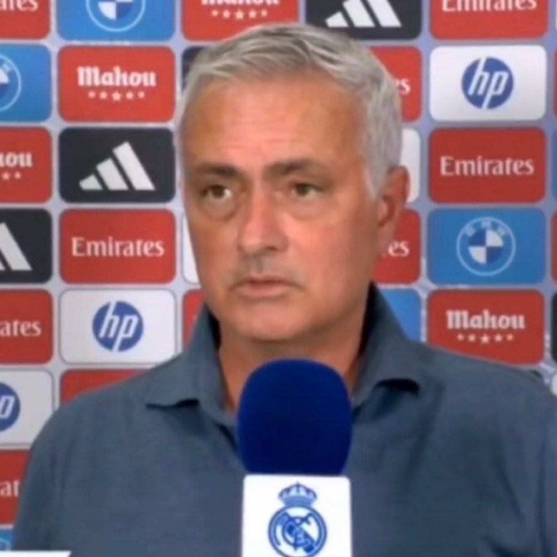 MadridXtra's tweet photo. 🚨 Jose Mourinho: “I liked the team’s spirit.

For example if Vinicius lost the ball, he would go and try win it back.” https://t.co/vUe7fFlDVO