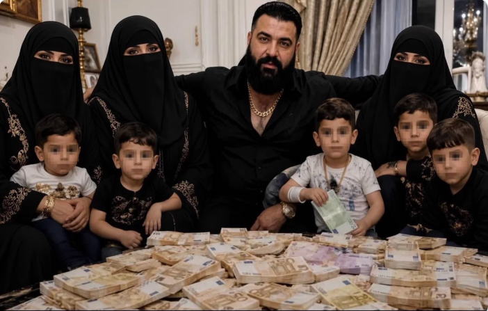 Cahyani_30_'s tweet photo. Outrage in #Germany after it became public that a #Syrian migrant
 with 3 wives, 32 children and 25 grandchildren
with 70% of the entire family having a criminal record, receives €100,000 a year in welfare?! https://t.co/hacNEJOxtY