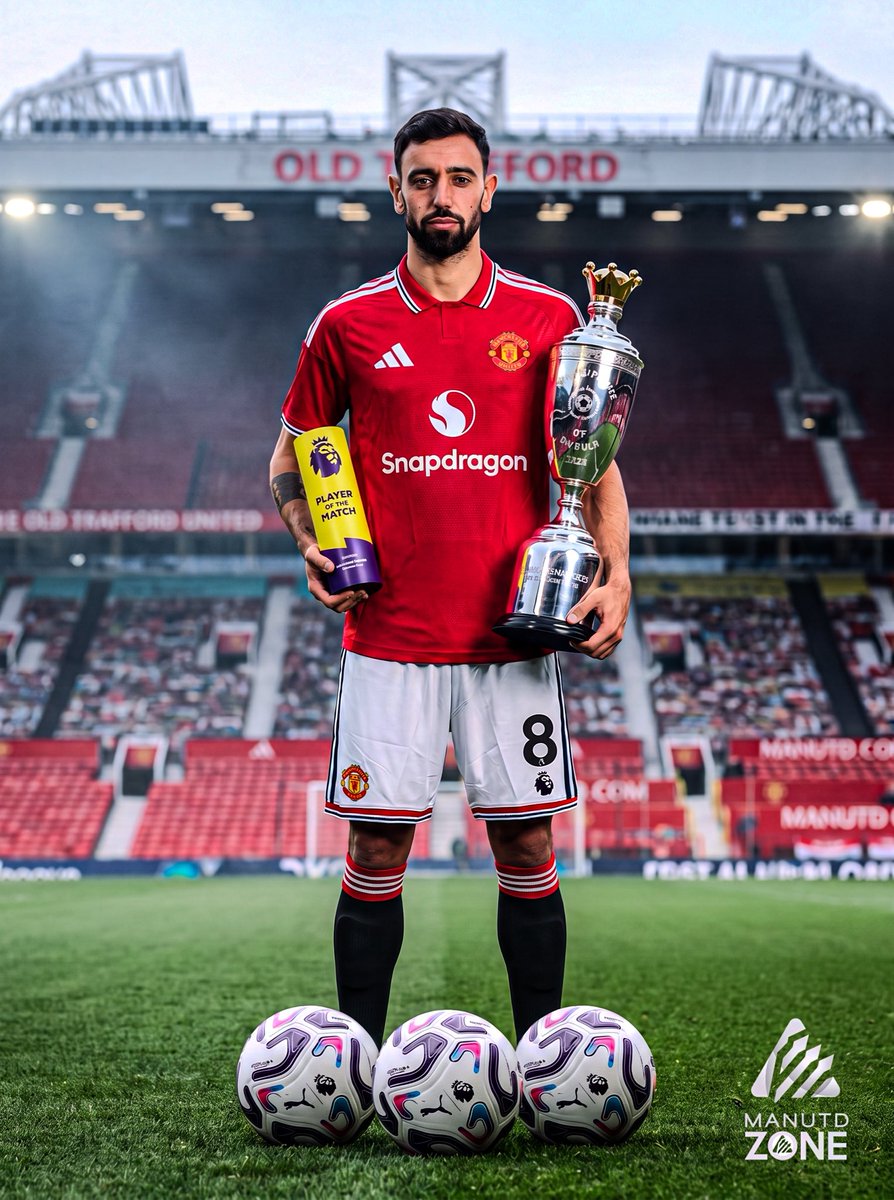 ManUnitedZone's tweet photo. Bruno Fernandes vs Ipswich Town:

54/63 successful passes
3 chances created
3 goals
1 assist
1 big chance created

The best player in the Premier League is at it again 🎩 https://t.co/oNHVooYMCK