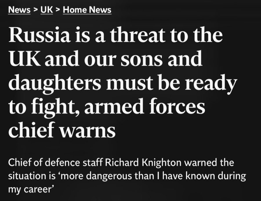 BladeoftheS's tweet photo. Lets send Boris Johnson's sons and daughters, Rishi Sunak's sons and daughters, Andy Burnham's sons and daughters, and all the Right Wing Media scums sons and daughters.

See how up for a war they are then. https://t.co/gbUaMEMBkb