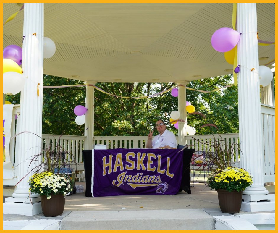 BureauIndianEdu's tweet photo. Haskell’s Move‑In and Orientation events started off strong! Students settled in, met staff, and began connecting with their campus community. A great start to the year at Haskell! #OnwardHaskell https://t.co/SwVQXK2A2B