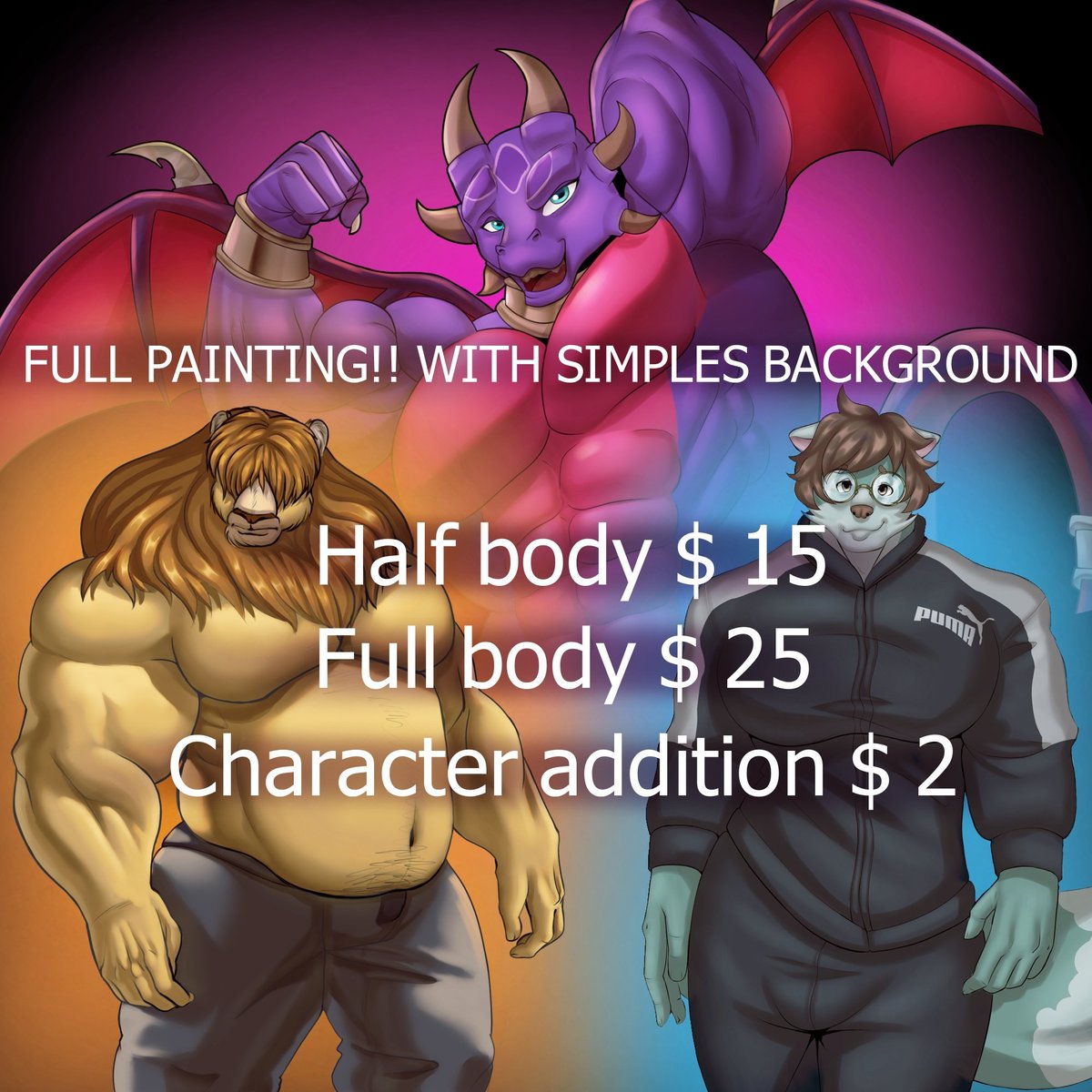 FurryGamer64's tweet photo. Commissions open u3u
If you want to chat about it, feel free to reach out in the comments or via DM. https://t.co/ACTbqgsWbH