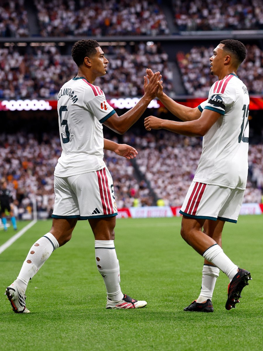 realmadrid's tweet photo. 💥 @BellinghamJude 
💥 @TrentAA https://t.co/FPtTaGmQNW