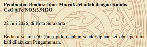 yhniar's tweet photo. Telah lahir, Hak Kekayaan Intelektual dari anak keduaku 🥹😭 https://t.co/3gl0HU7bxt