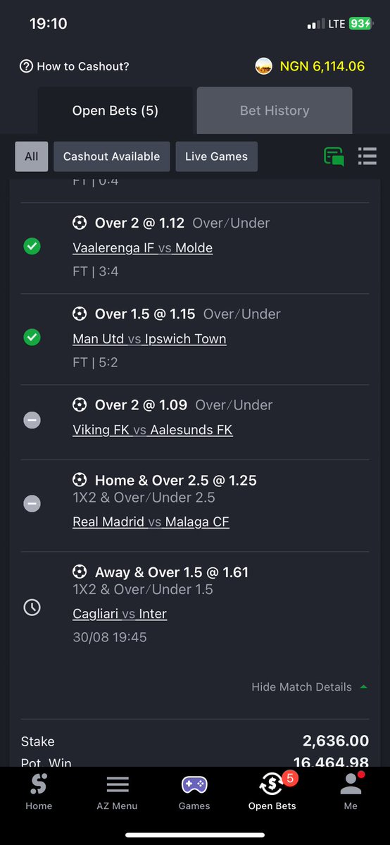 Hardguy1758014's tweet photo. @SportyBetNG please explain why you void this two matches https://t.co/4Gs53OtHxM