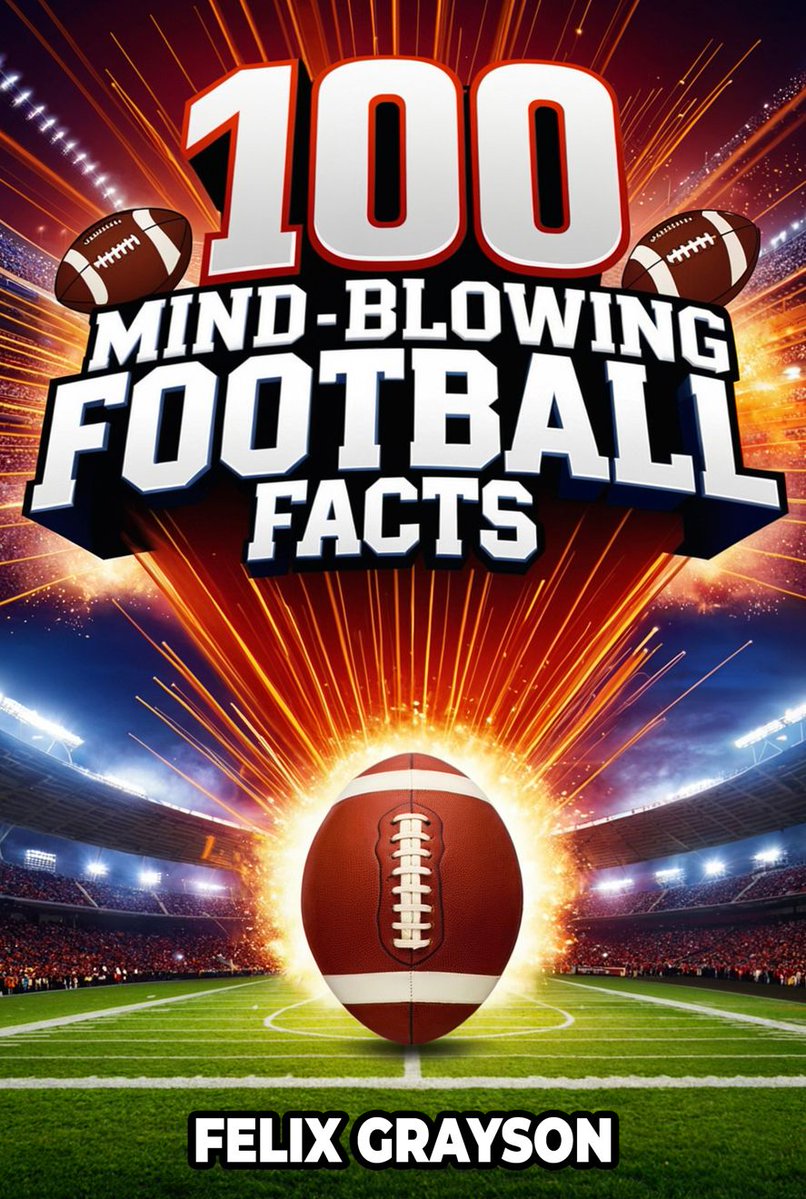 MindSparkBooks's tweet photo. 100 Mind-Blowing Football Facts: 100 Insane Tales from Football's Most Shocking Plays and Records
https://t.co/ARKUvXiwp3
By Felix Grayson

Football isn’t just a game—it’s a spectacle of unbelievable moments, record-breaking plays, and shocking stories that defy explanation. Whether you're a die-hard fan, a trivia buff, or someone who loves the unexpected, this book is packed with 100 jaw-dropping football facts that will leave you in awe.

✍️🎙️ Explore all Felix Grayson #Books 📚 and #Audiobooks 🎧 at: https://t.co/c2FiDJonmi 

#FelixGrayson #MarcsLibrary #Books #BookLover #Reading #BookWorm #Bookish #BookAddict #Football