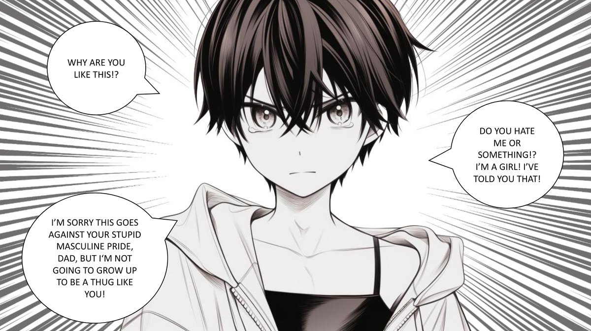 GenderplayB's tweet photo. Comic nearly 300 pages in
https://t.co/5UZQxXQbT7 
Get access to this genderbend scifi story and much much more by supporting
#genderplaybooks #genderbend #genderswap #m2f #tgcomic #manga https://t.co/wY3Kujz89G