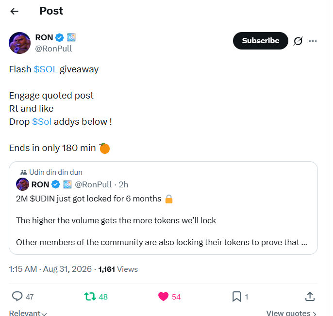Marko_Crypto1's tweet photo. @RonPull done solana:2aQKC1xiKpEyAWvzSDrULnYLVuybWyx7qrsnpP8hpump 
GmeDe4PH6LkB43zCv1LWXTCDtAzFChwmmtQCFbZLBgSU https://t.co/x8QQDIRD1v