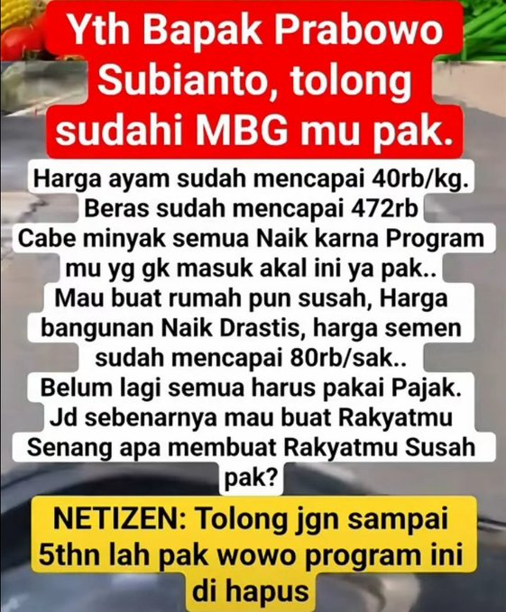 lupadiri0_0's tweet photo. Apaan ayam sekilo 40rb. 50rb PER KILO, Bos!!!
JANCUK!!! https://t.co/SaFzUdkhKv