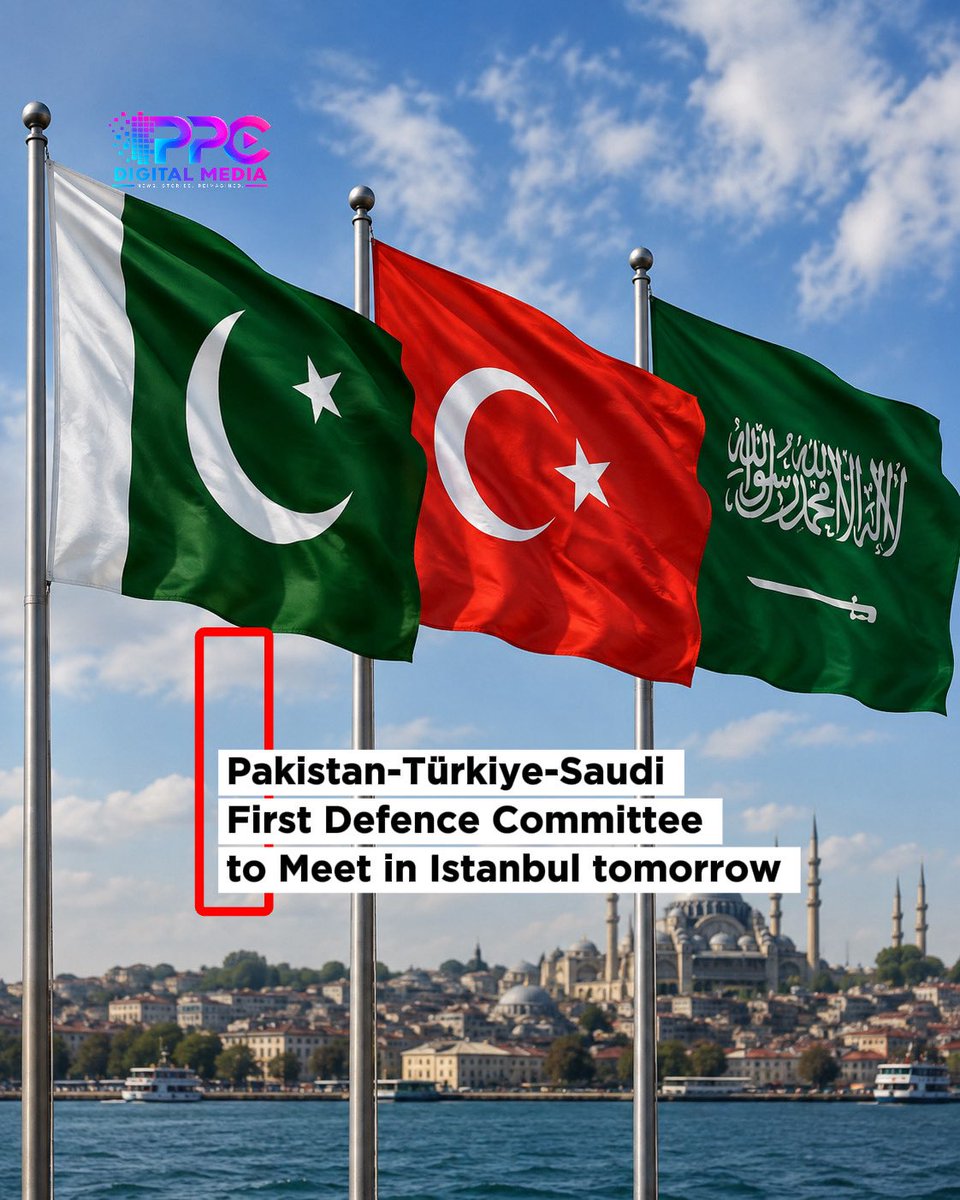 ppcdigitalmedia's tweet photo. The inaugural meeting of the Strategic Political and Defence Committee established under the Makkah Joint Defence Agreement (Makkah Accord) will be held in Istanbul, Türkiye on 31 August 2026. 

Pakistan will be represented at the meeting by Deputy Prime Minister/Foreign Minister, Senator Mohammad Ishaq Dar, Federal Minister for Defence, Khawaja Muhammad Asif, and the Chief of Army Staff & Chief of Defence Forces, Field Marshal Syed Asim Munir. 

The meeting will also be attended by the respective Ministers of Foreign Affairs, Ministers of Defence, as well as Chiefs of General Staff of the Republic of Turkiÿe, and the Kingdom of Saudi Arabia. 

Pakistan’s participation in the meeting signifies Pakistan’s historic bonds of friendship with the brotherly countries of Turkiÿe and Saudi Arabia, as well as its desire for lasting regional peace and stability. 
#Pakistan #Turkiyé #KSA
