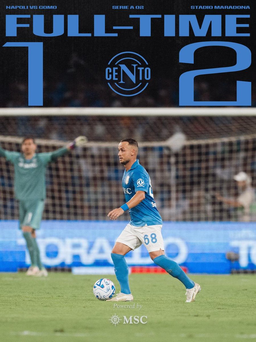 sscnapoli's tweet photo. ⏹️ Full time: #NapoliComo 1-2

💙 #ForzaNapoliSempre https://t.co/8JjpzYvxod