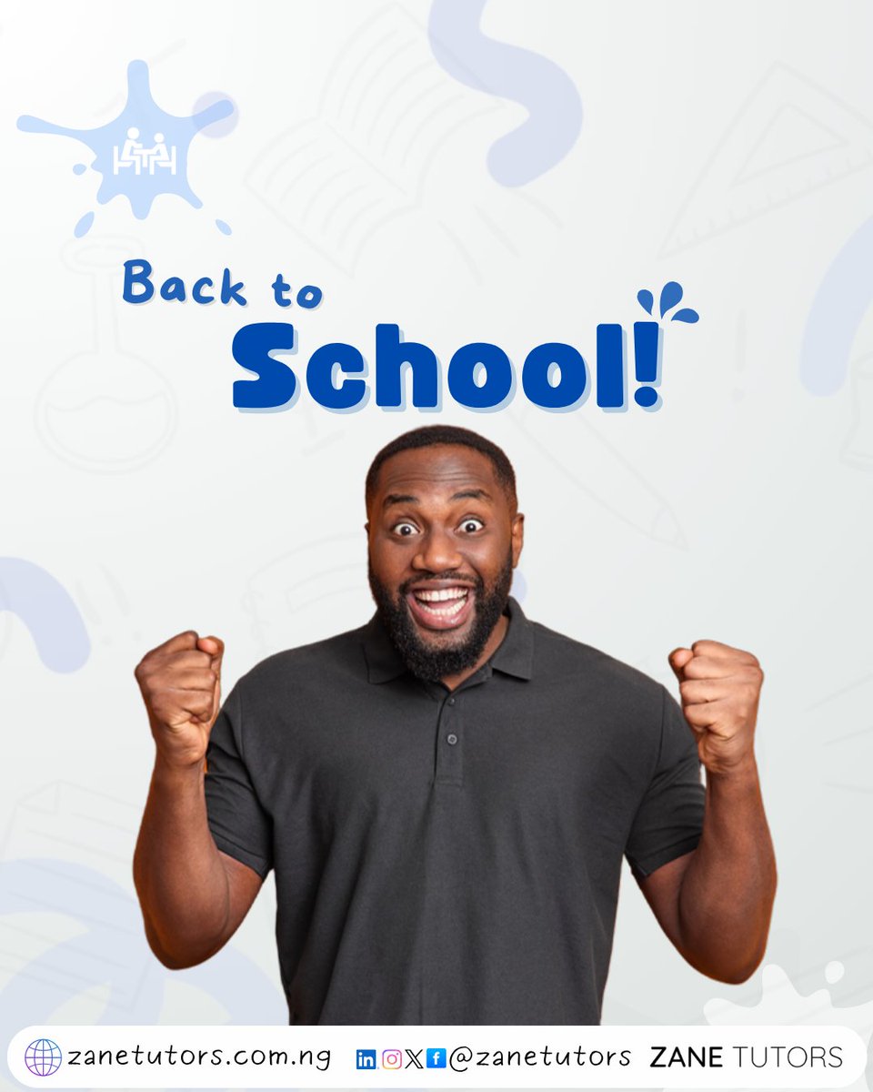 ZaneTutors's tweet photo. School is finally back in session! 😅🤲🏻

Hope you had a great holiday with the kids. 
Now you can officially take that well-deserved rest and watch them thrive this term. 😊

To a smooth, successful start to the new session! 🥳 https://t.co/HIKXGpWiKd