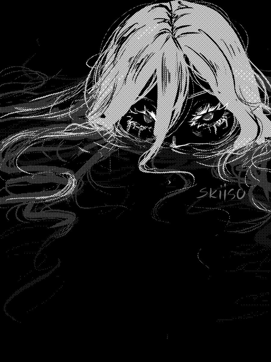 Skiiisu's tweet photo. . .Halftone experiment . . . https://t.co/AO1SWz1utO