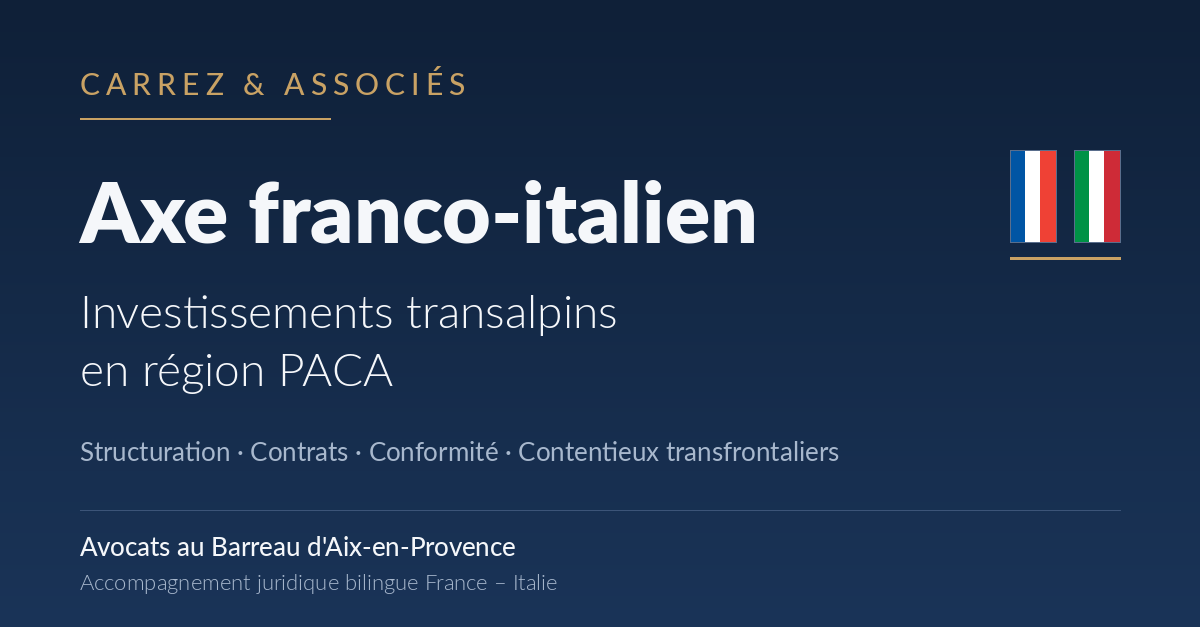 maxime_carrez's tweet photo. L'axe franco-italien se renforce en PACA : Marcegaglia porte à 1,2 Md€ son investissement à Fos-sur-Mer. Implantation, contrats, conformité : autant d'enjeux juridiques transalpins. #FrancoItalien #PACA https://t.co/JAx86IDXki