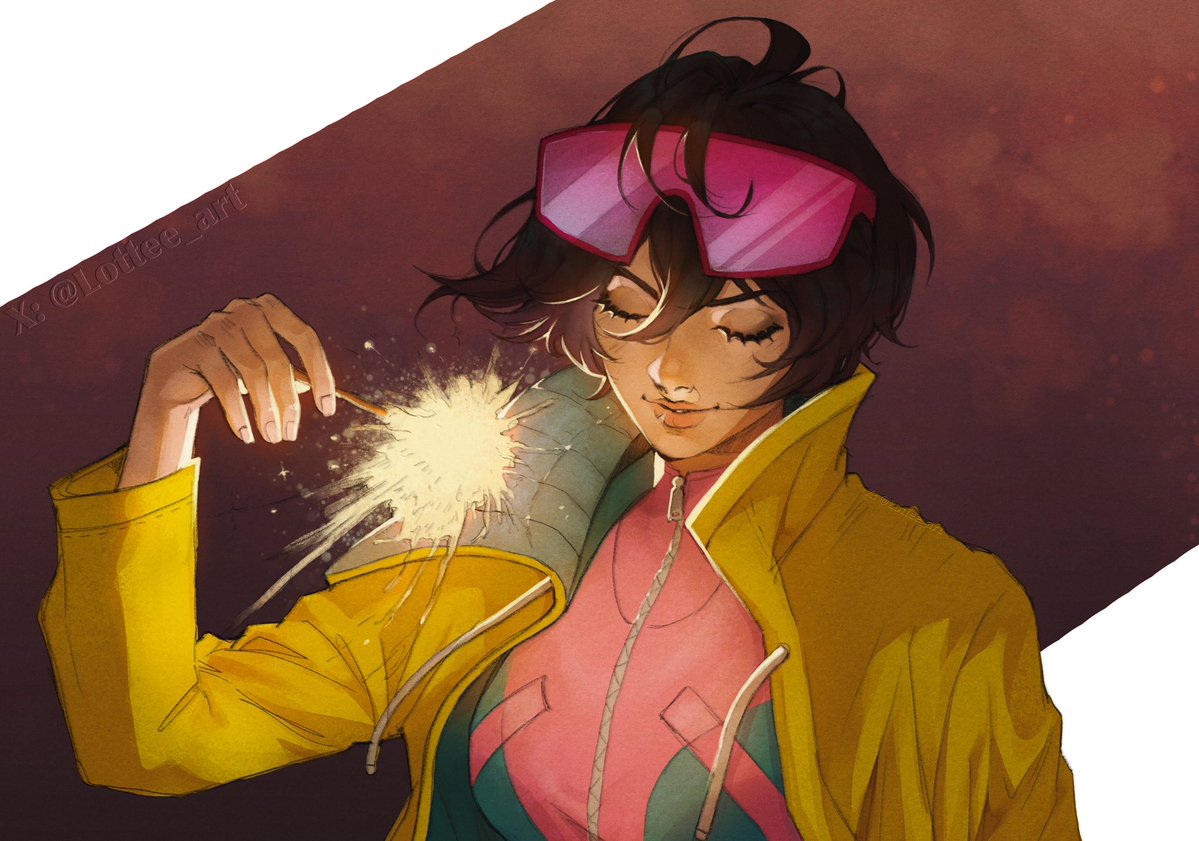 Lottee_art's tweet photo. #MarvelRivals #jubilee #MarvelRivalsart https://t.co/Y9BdooOibp